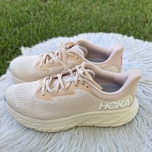 Hoka Women's Beige Athletic Shoes